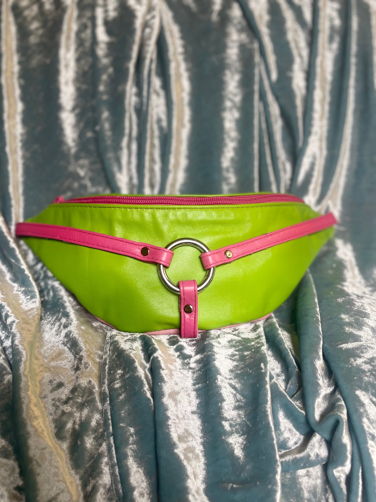 **PRE-ORDER**Lime Green with Hot Pink Harness